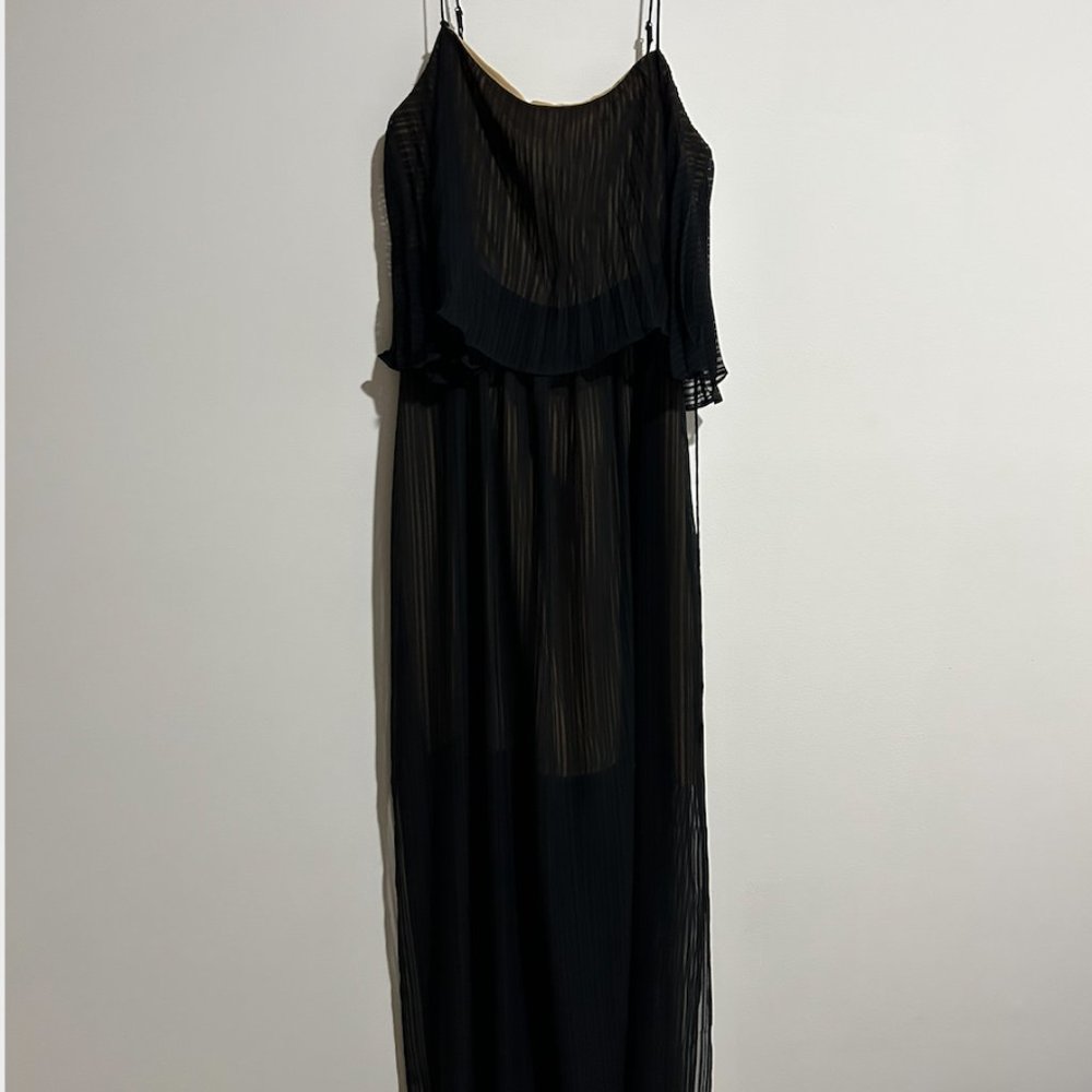 w118 by Walter Baker Maxi Semi Sheer Dress